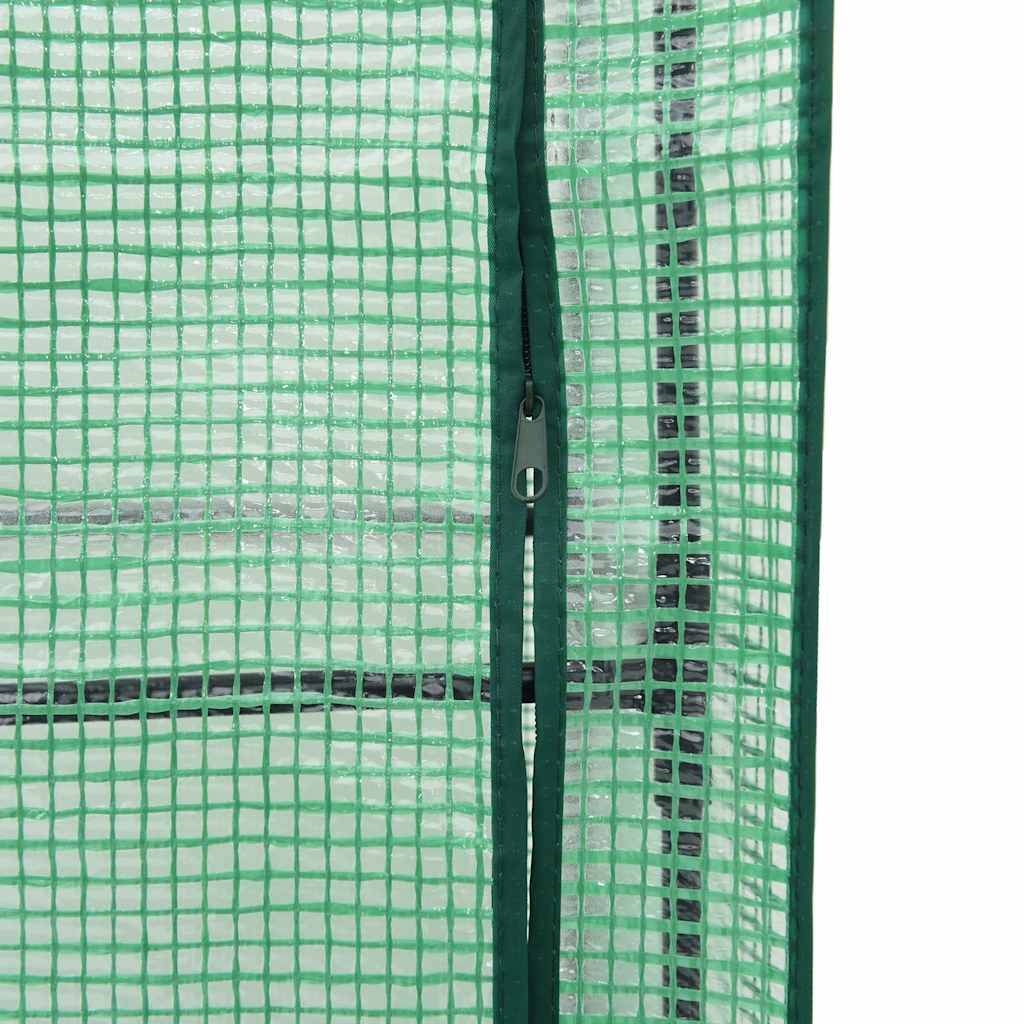 ComfortXL - Grand carré potager sur pieds 120cm avec serre de jardin aspect rotin Gris - ComfortXL Outdoor Living - Image 8