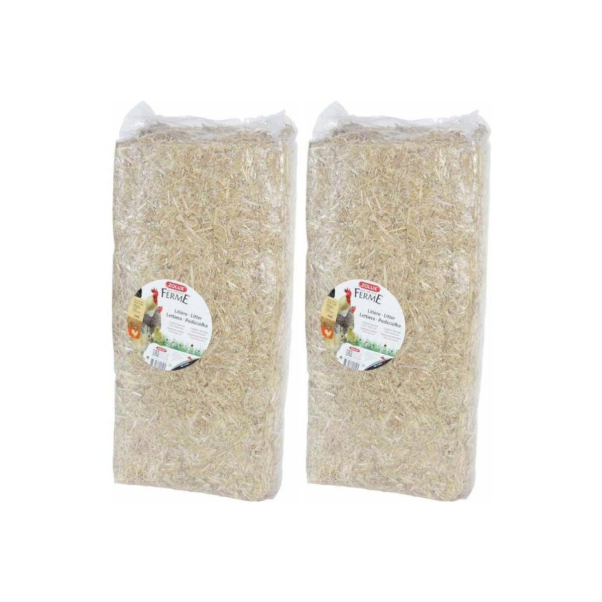 Jardindeco - Paille naturelle pour litière 240 litres Lot de 2 - Image 1