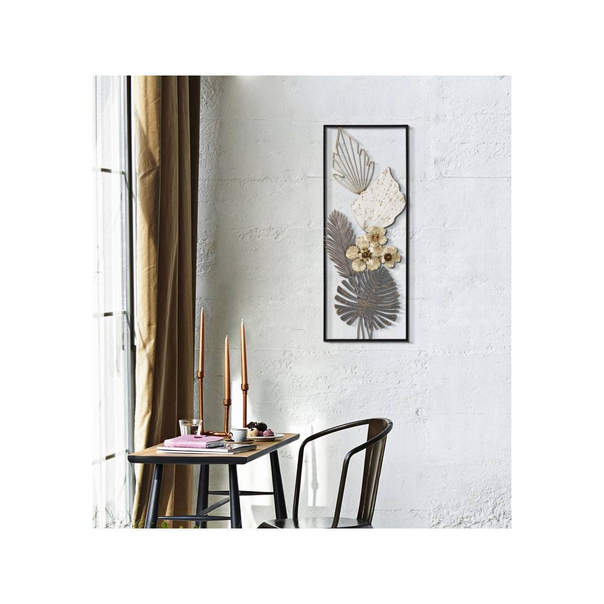 Décoration Murale Encadrée en Métal "Classic" 74cm Multicolore - Image 5