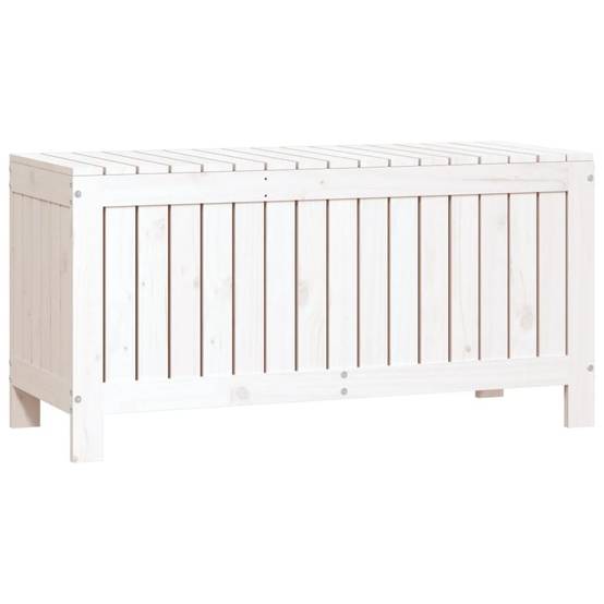 Coffre de jardin bois de pin blanc 108 x 42.5 x 54 cm - PANGIVO - Image 5