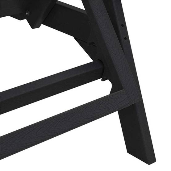 PANGIVO - Transat Noir HDPE 195,5 x 53 x 98,5 cm - PANGIVO - Image 7