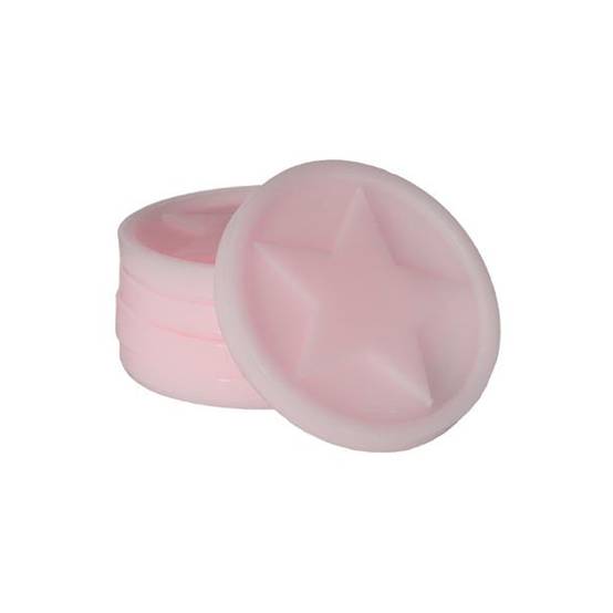 Lot de 5 Cires Parfumées à Brûler "Etoile" 45g Rose - Image 1