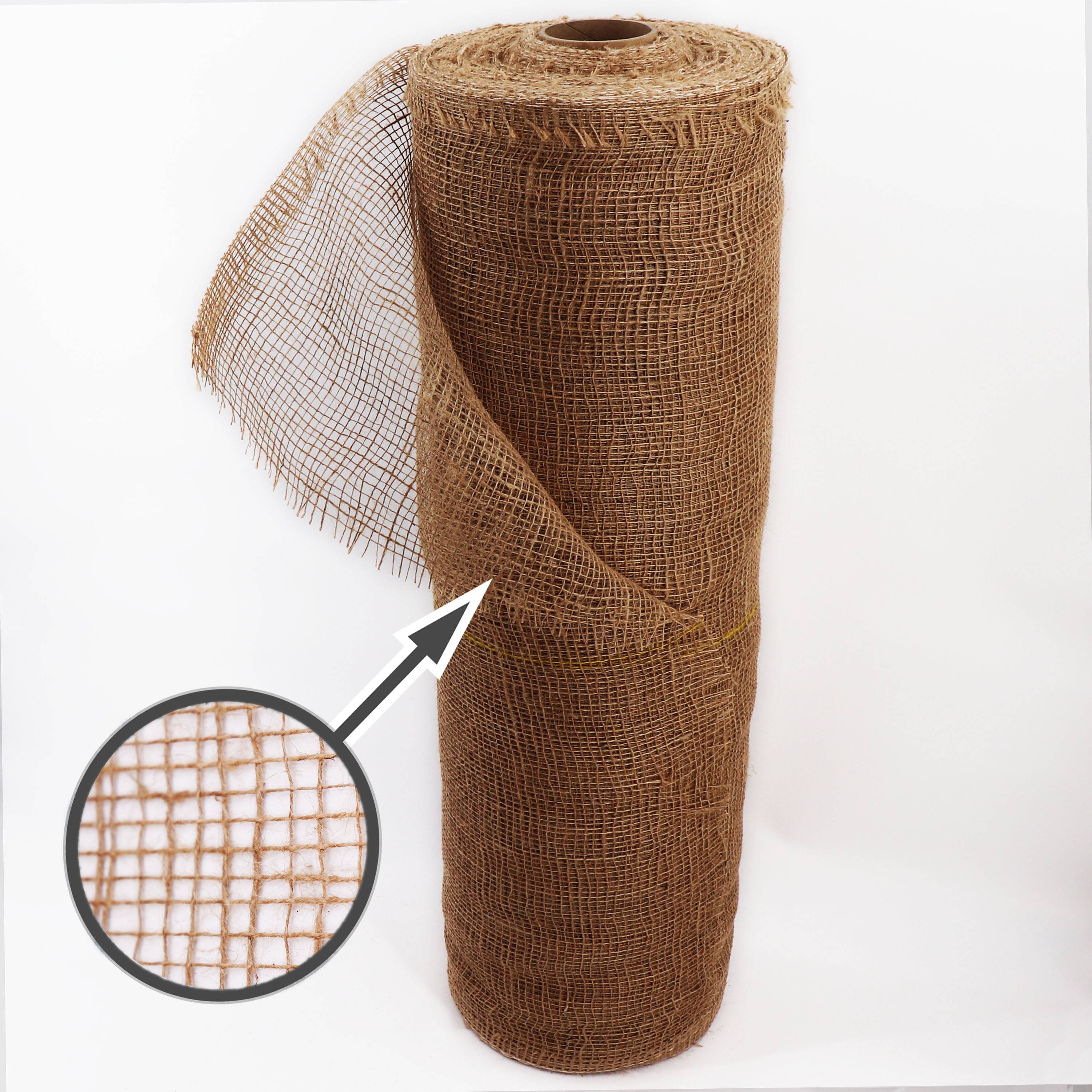 30m x 1m tissu de jute 105g/m² tapis de jute jute de jardin tissu de jute toile de jute ruban de jute - Image 2