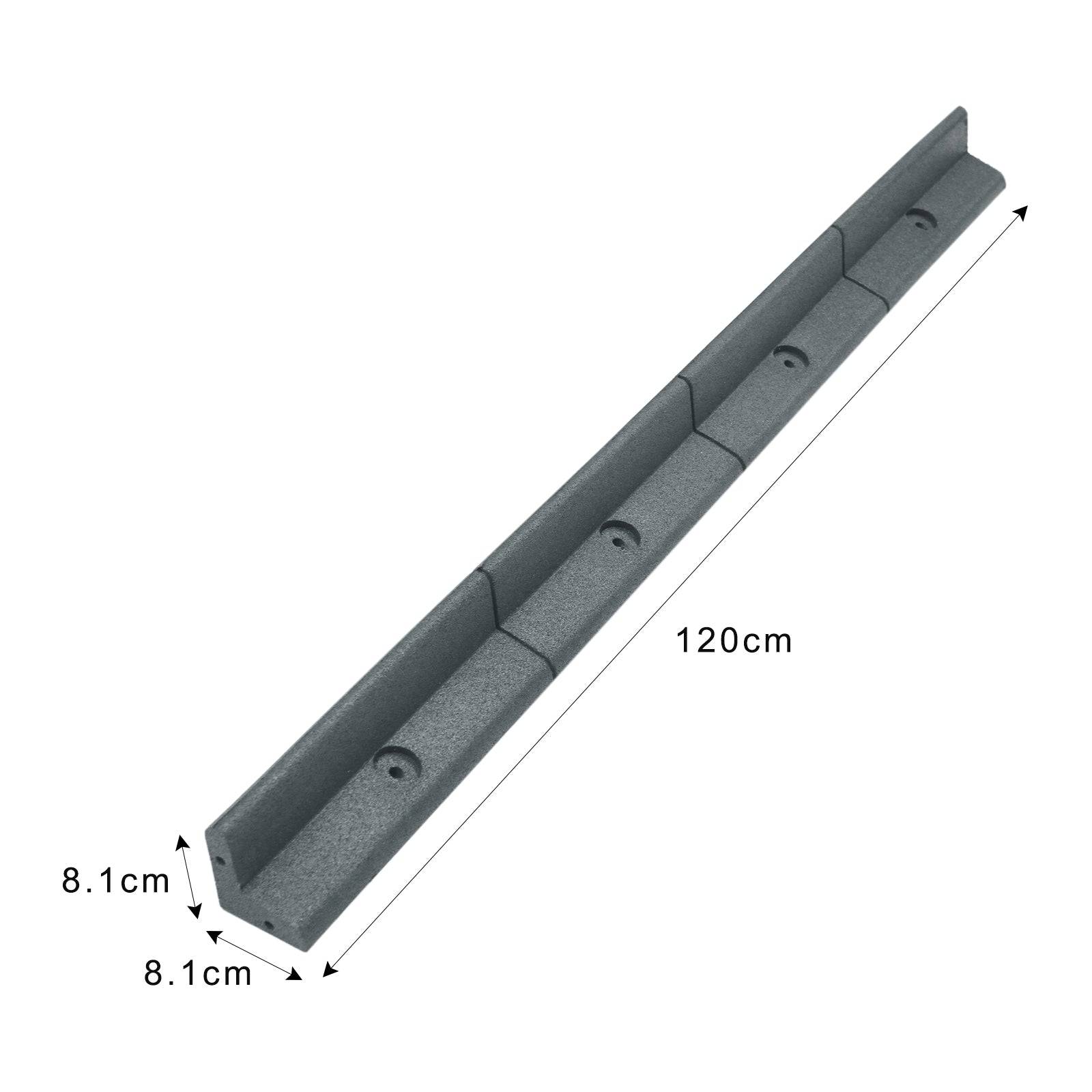 Monstershop - Bordures de Pelouse Flexibles 1.2m Gris x 20 - Image 5