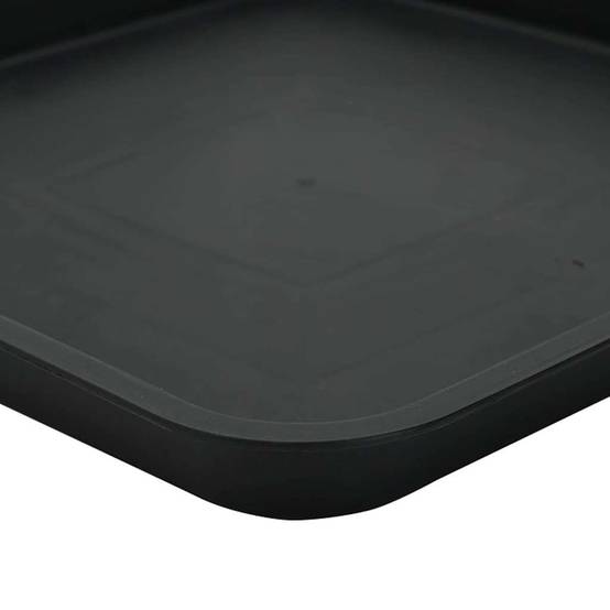 ComfortXL - Lot de 24 pots carrés plastique terrasse balcon drainage intégré 43x43x33,5cm noir - ComfortXL Outdoor Living - Image 8