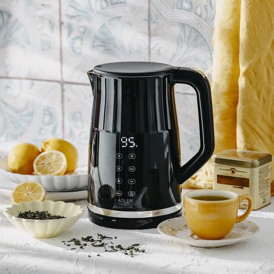 Bouilloire électrique noirs en verre pour la cuisine Bouilloire électrique noirs en verre pour la cuisine