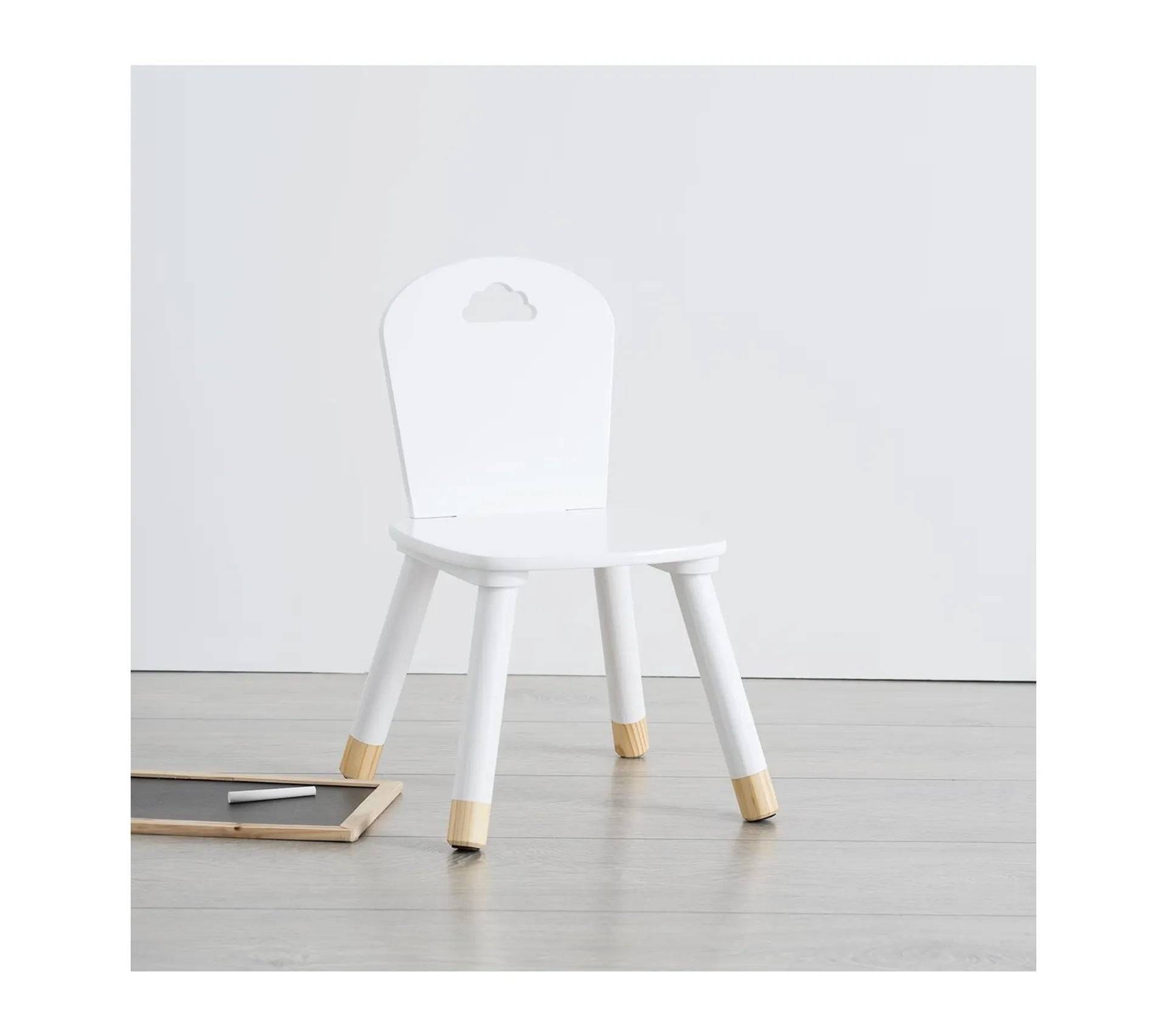 Chaise enfant blanche collection douceur Atmosphera - Image 5