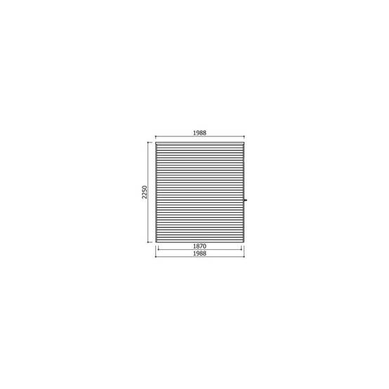 Abri de Jardin en Bois Traité Autoclave avec Terrasse Latérale Salerno - 5,40 m² - Image 3