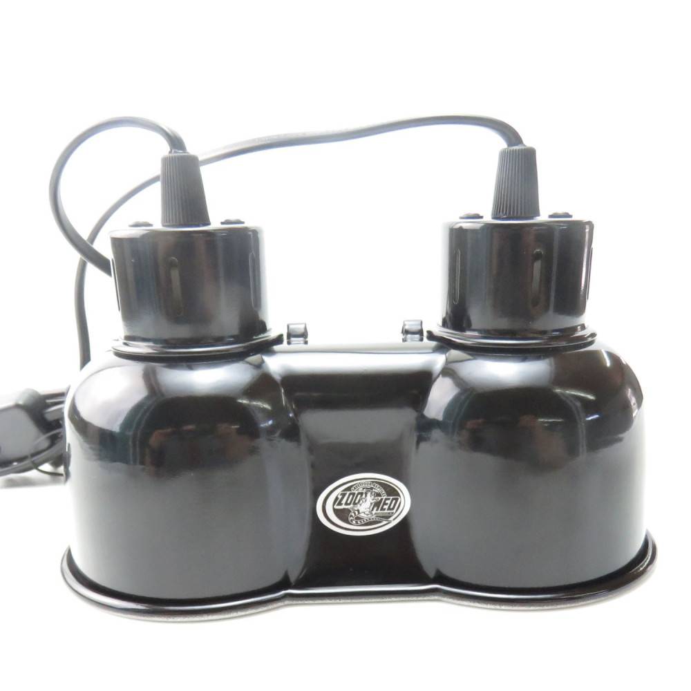 Zoomed - Zoo Med - support de lampe double nano LF-36E combo dome 80 w max total pour terrarium - Image 3