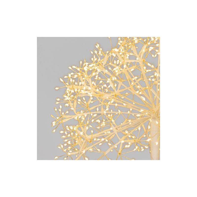 Lampadaire Riche Blanc H155cm Branche micro LED demie Sphère ø50cm IP44 - Image 4