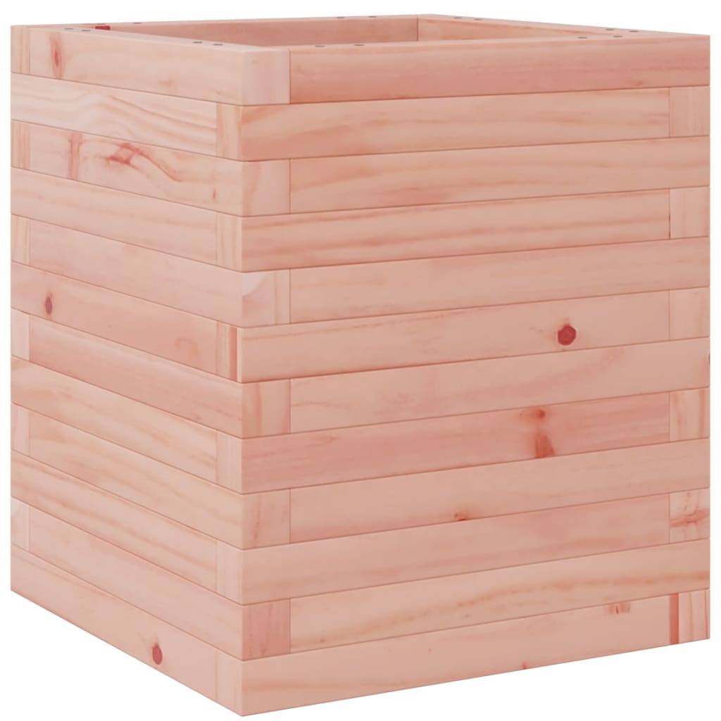 ComfortXL - Jardinière Cube en Bois de Douglas Massif – Pot Carré Solide et Esthétique pour Plantes Ornementales – 40x46cm Naturel – ComfortXL Outdoor Living - Image 7