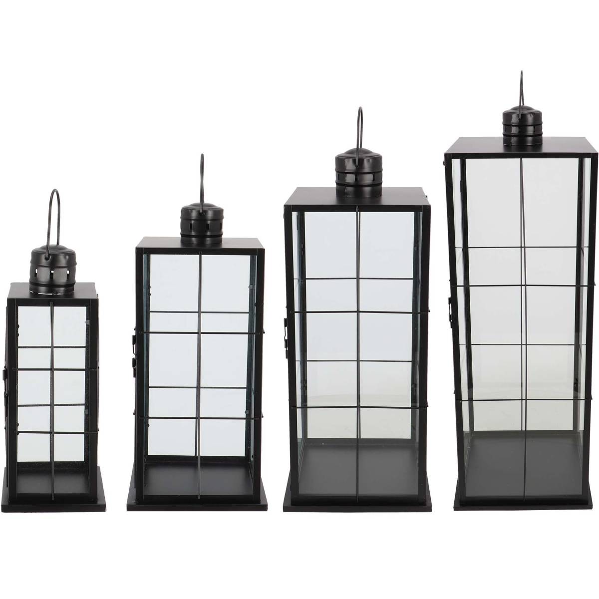 Esschert Design - Set de 4 lanternes en métal  Cosy - Image 1