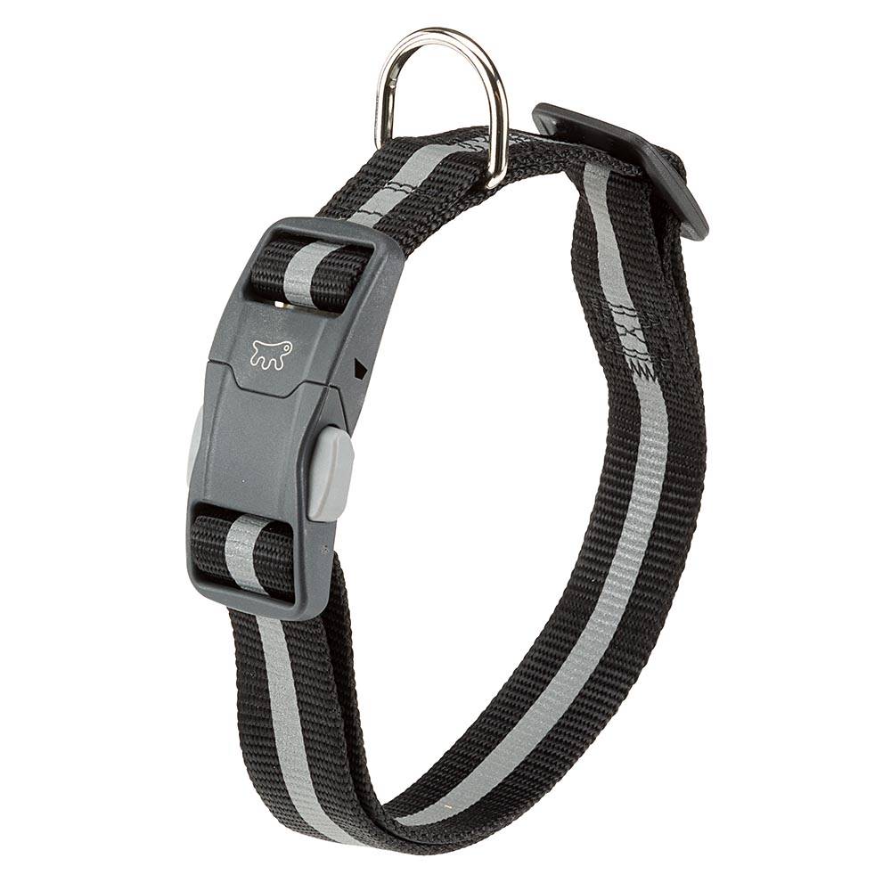 Ferplast - Collier Réfléchissant pour Chiens CLUB REFLEX C20/56 en Nylon avec Boucle Magnétique, idéal pour les promenades en soirée - Image 1