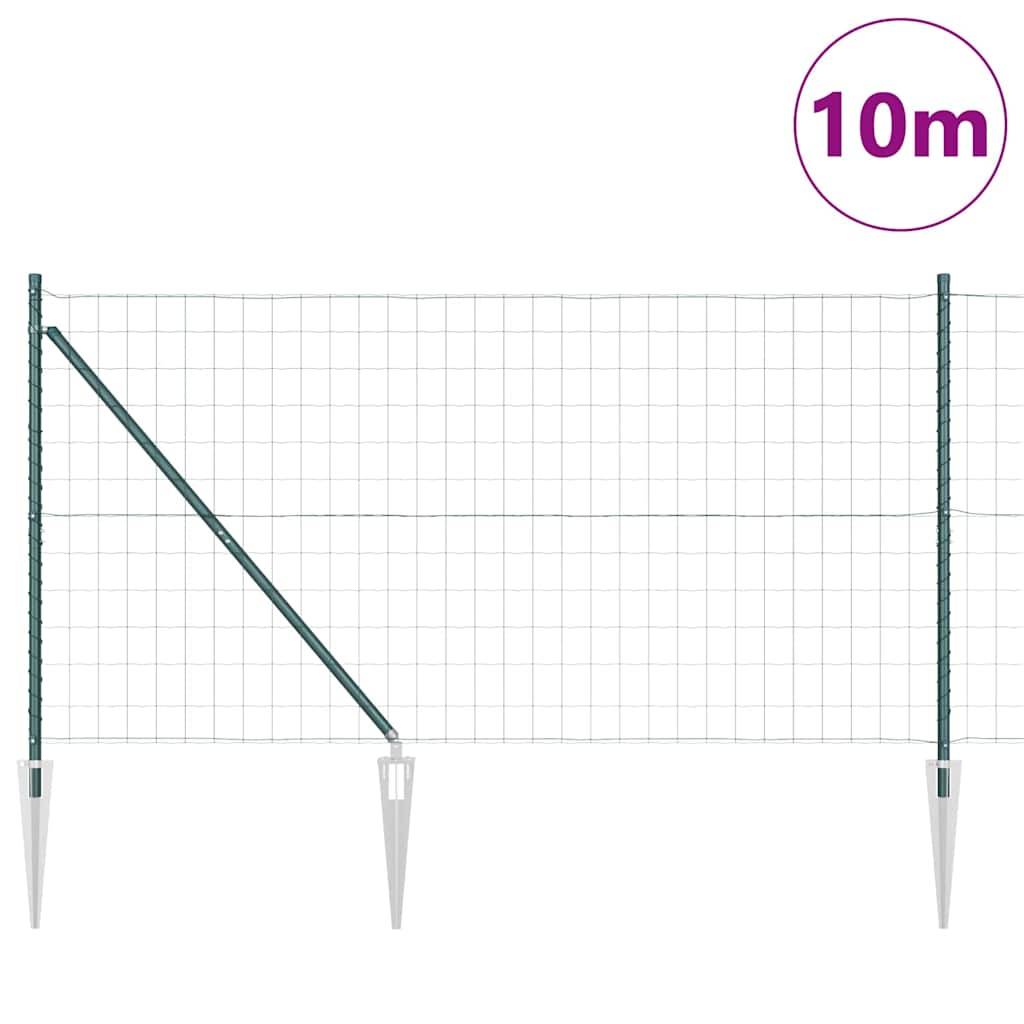 PANGIVO - Clôture acier et PVC verte 1,4 x 10 m, Poids :23.54kg - PANGIVO - Image 3