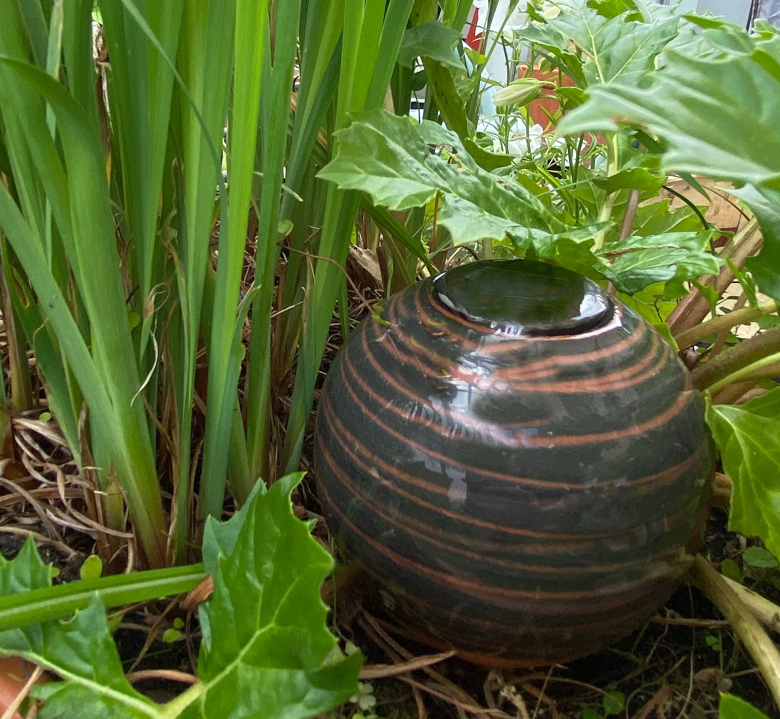 0 - Ollas décoré en terre cuite Marron - Image 1
