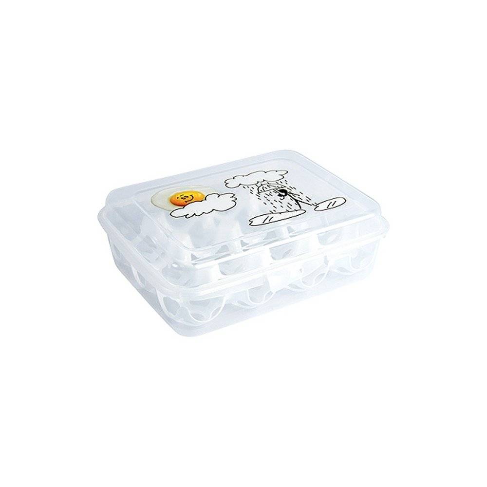 Sans Marque - Boite à oeufs en plastique 12 œufs - Image 3
