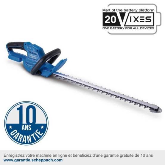 Scheppach - Taille-haies sans fil C-HT570-X - longueur de coupe de 51cm - SCHEPPACH 20V IXES - sans batterie ni chargeur - Image 2
