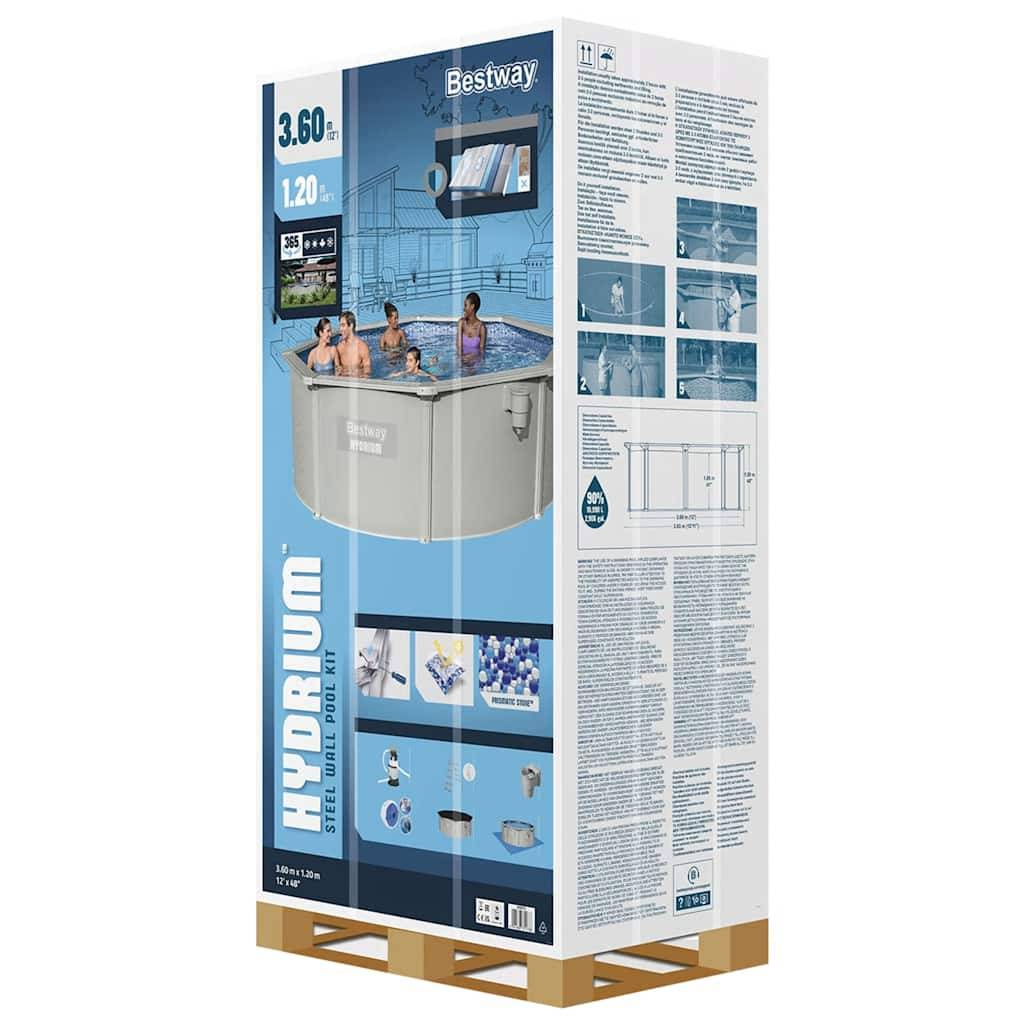 Piscine autoportante Prolenta Blanc 360 X 120 cm - P87209S - Image 10