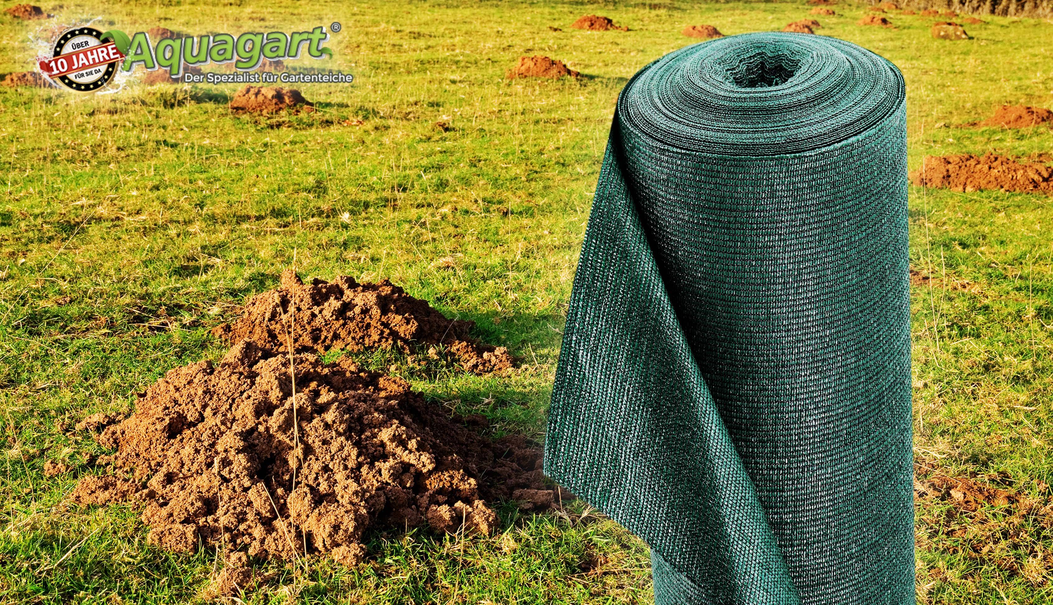 500 m² filet anti-taupe, barrière à taupe, grillage anti-taupe 150 g 2 m de large - Image 2