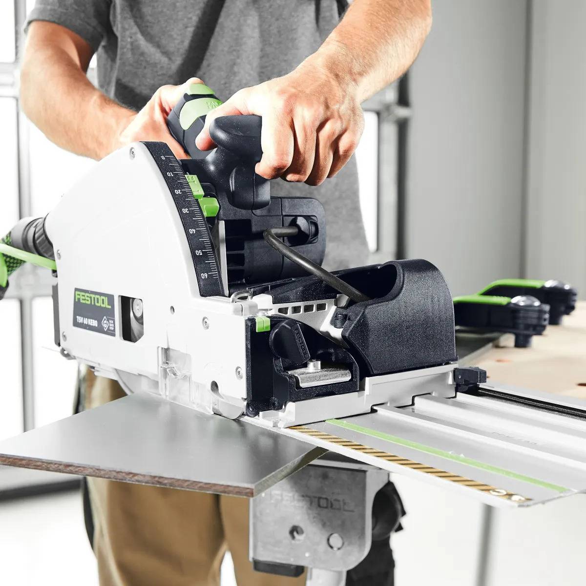 Scie plongeante avec inciseur TSV 60 KEBQ-Plus Master Edition + une lame offerte laminate - FESTOOL - 578197 - Image 6