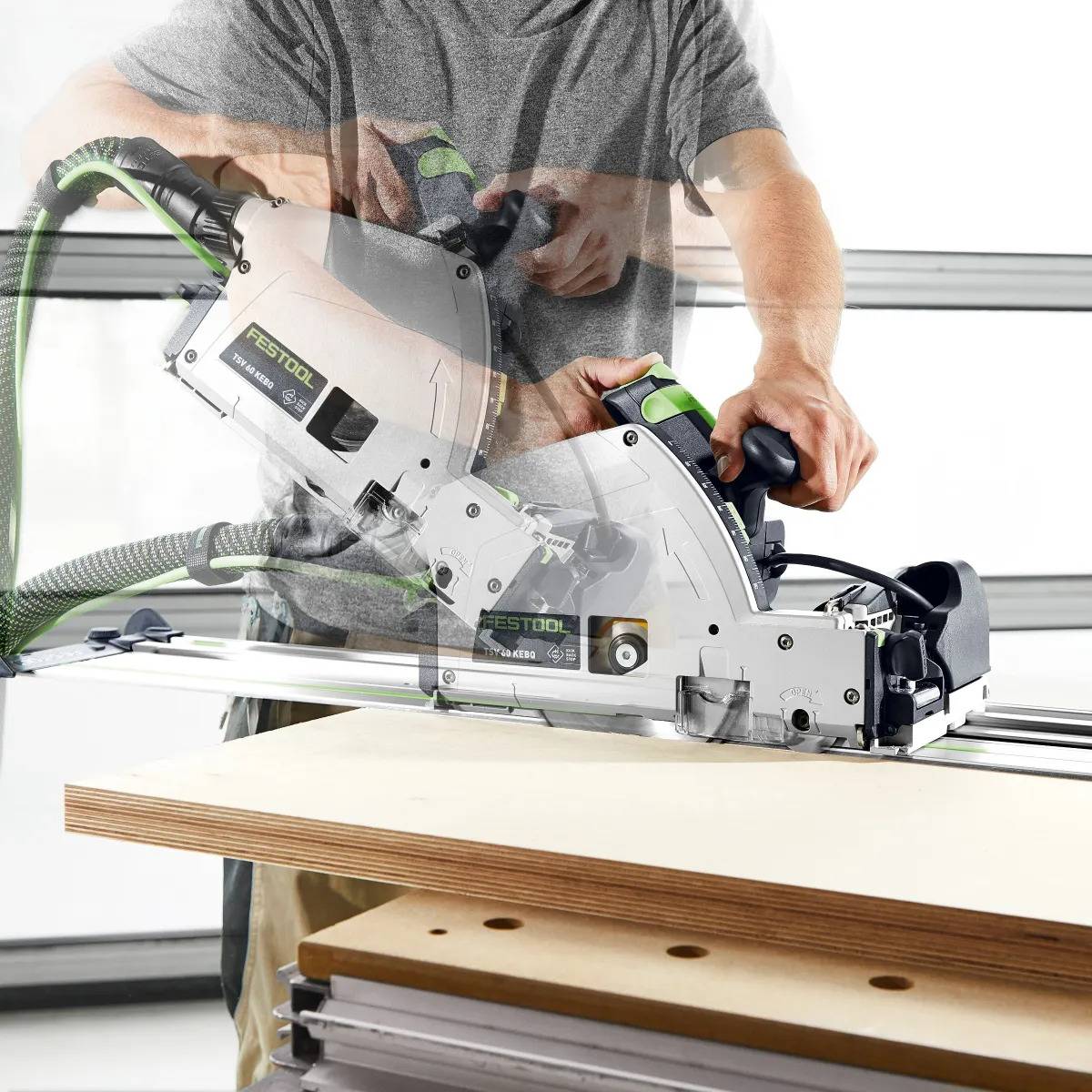 Scie plongeante avec inciseur TSV 60 KEBQ-Plus Master Edition + une lame offerte laminate - FESTOOL - 578197 - Image 7