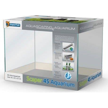Superfish - Kit aquarium Scaper 45 45 L verre transparent - SUPERFISH
