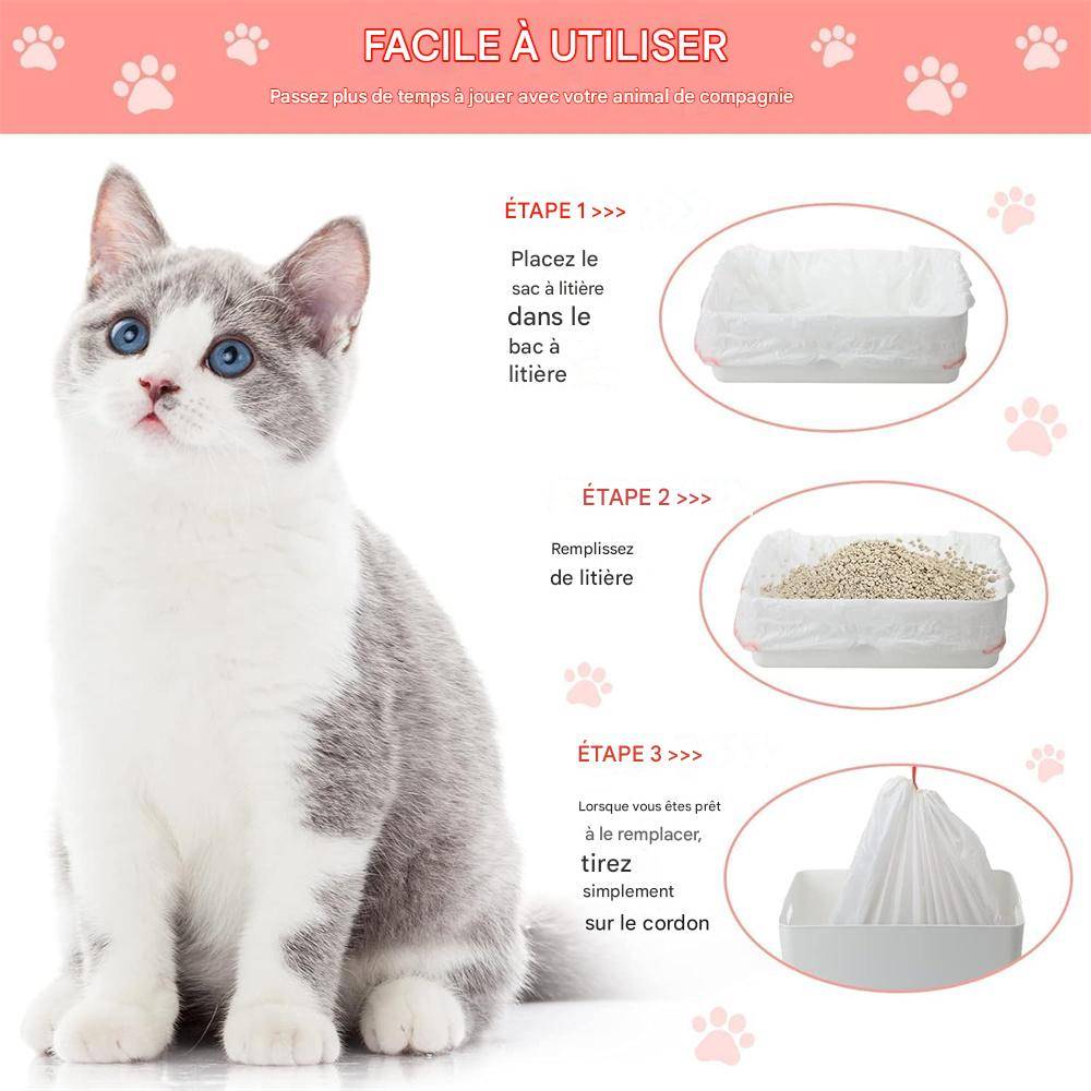 DtopbuyAge - Sacs à litière pour chat ,104*45 cm ,30pcs DtopbuyAge - Image 3