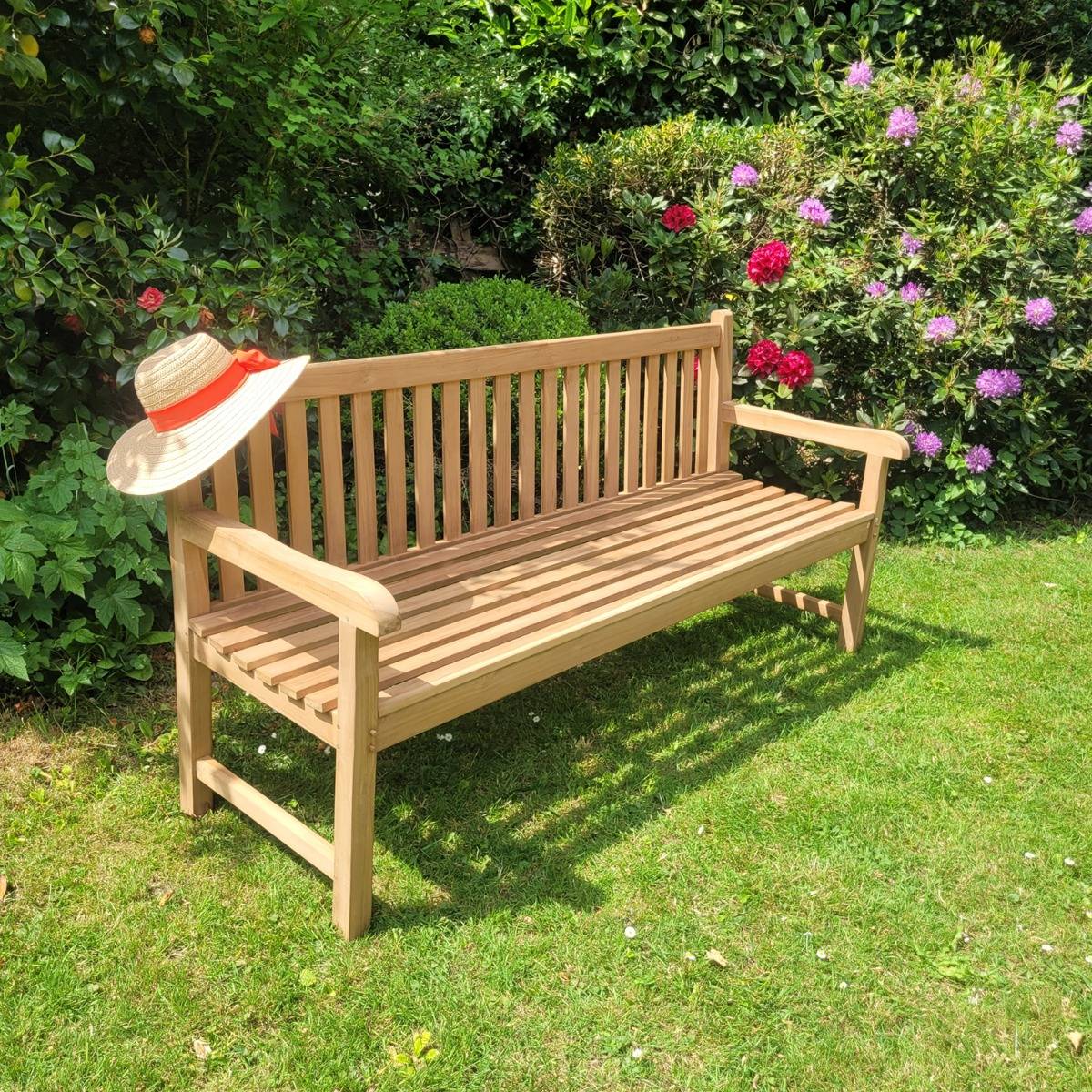 Teck'Attitude - Banc en teck massif Londres 180 cm - TECK'Attitude - Image 7