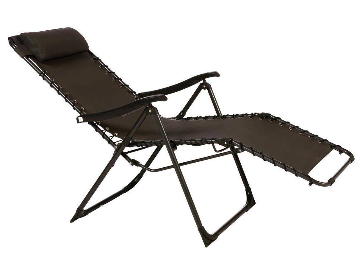 Hesperide - 2 Fauteuils de jardin relax SILOS Gris anthracite - Hespéride - Image 3