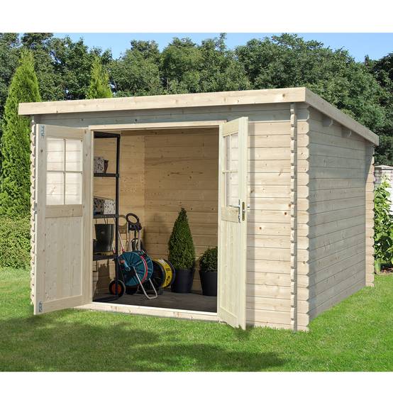 Eden Partenaire Jardin - Abri De Jardin En Bois Mono Pente de 9m² (3mx3m) - Image 2
