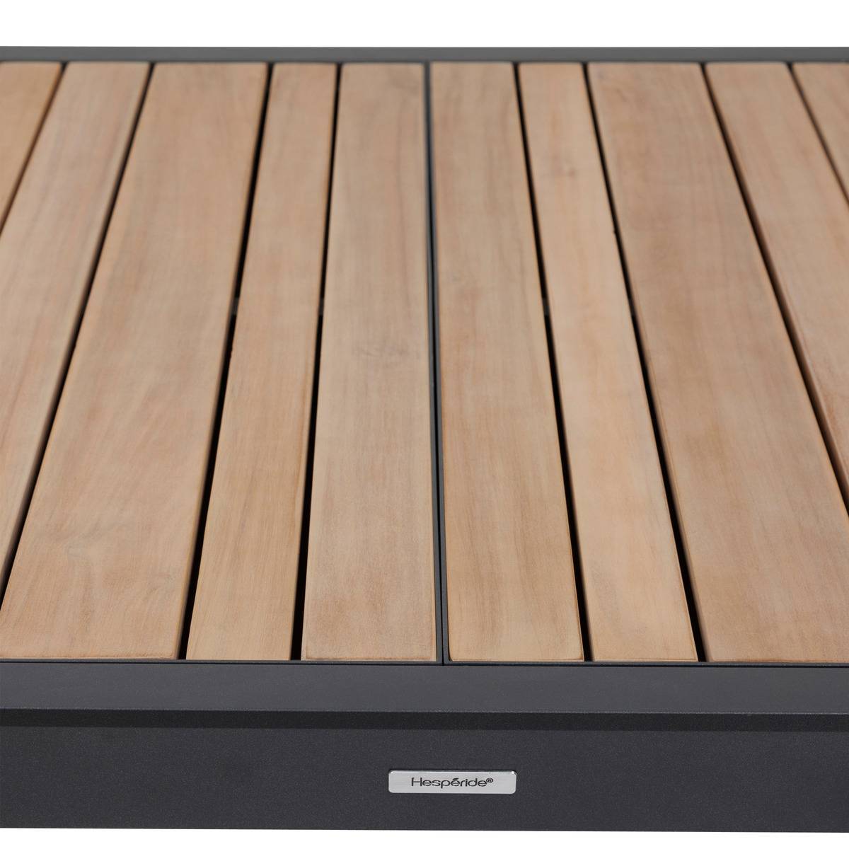 Hesperide - Table de jardin extensible "Corvo" acacia & graphite 12 places Hespéride - Image 5