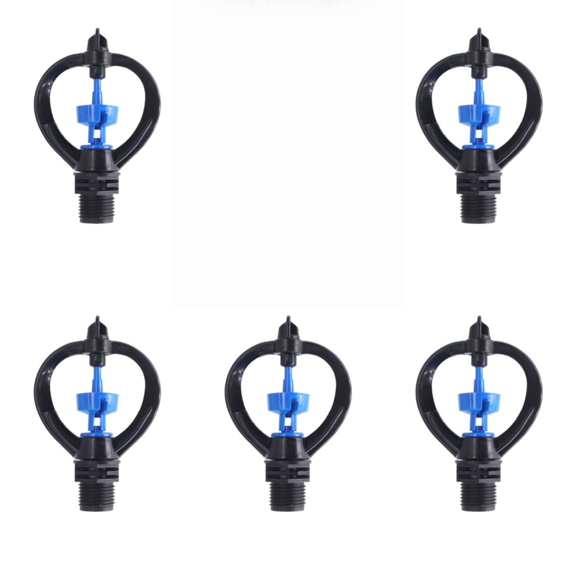 DtopbuyAge - G1 2 Lance Arroseur Rotatif Automatique 360 Degrés Buse de Pulvérisation Moyenne Portée 4 Jets pour Pelouse Jardin Arrosage  DtopbuyAge - Image 1