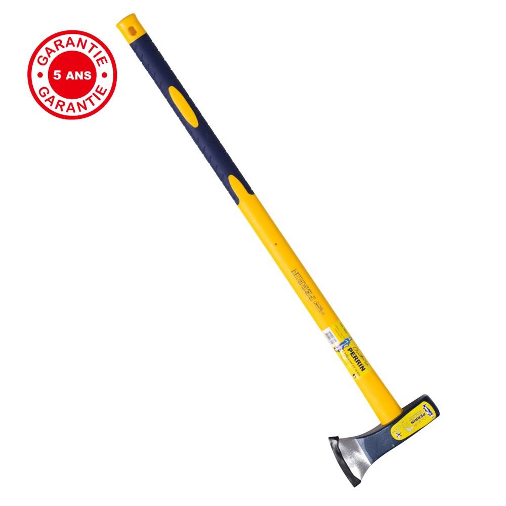 Outils Perrin - Merlin 2,5 kg manche composite incassable pour fendre les bûches pour le bois de chauffage Outils Perrin