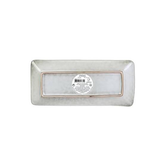 The Home Deco Factory - Coupelle Rectangle "Au Grès du Temps" 22cm Gris - Image 3