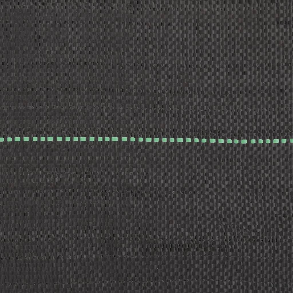 Vidaxl - Membrane anti-mauvaises herbes noir 2x100 m PP vidaXL 4005231 - Image 6
