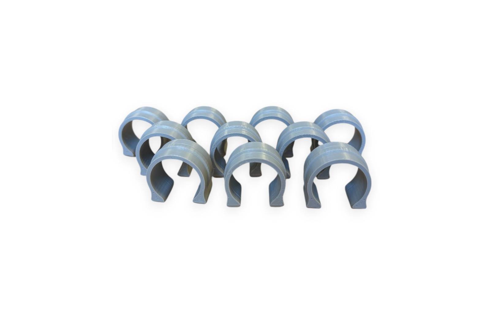 Clips bâche de serre pour tube diamètre 30mm - plastique - LES SERRES TONNEAU - Image 3