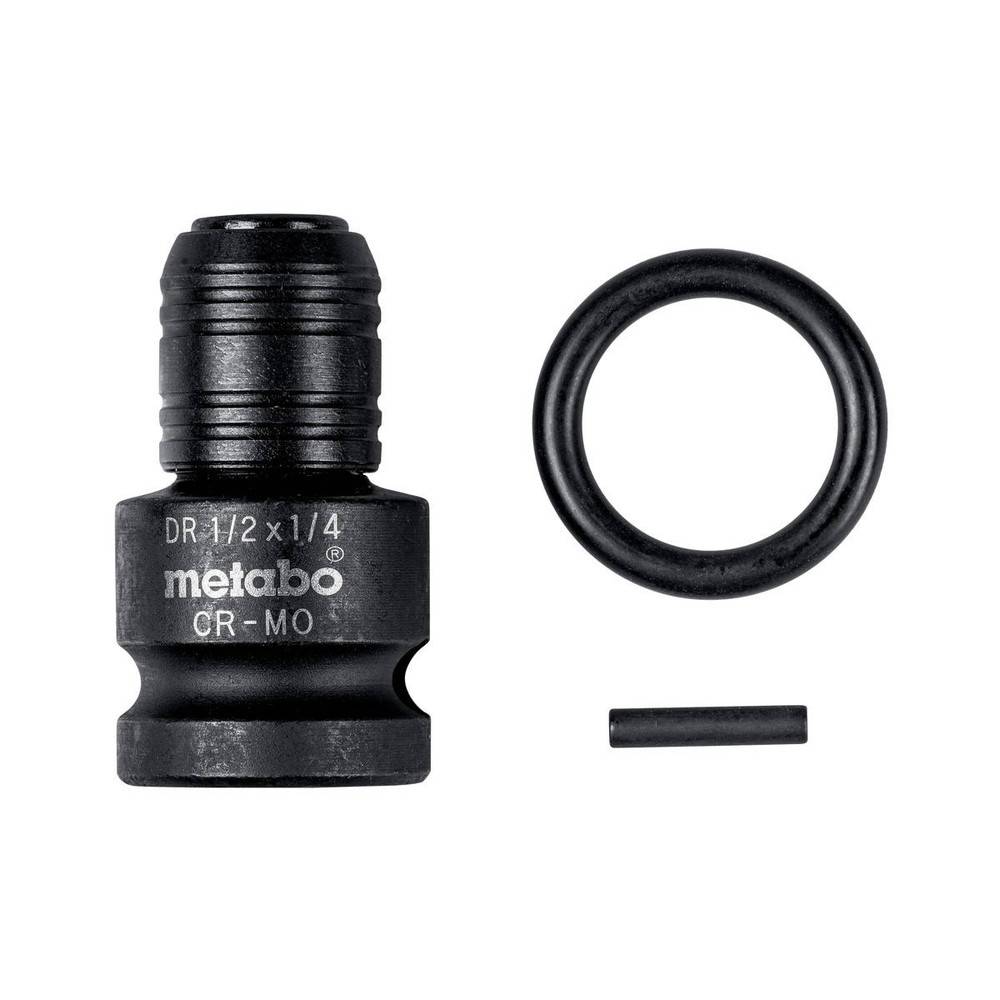 Metabo - Adaptateur 1/2" à 1/4" pour visseuse à chocs E6.3 - 3-pieces
