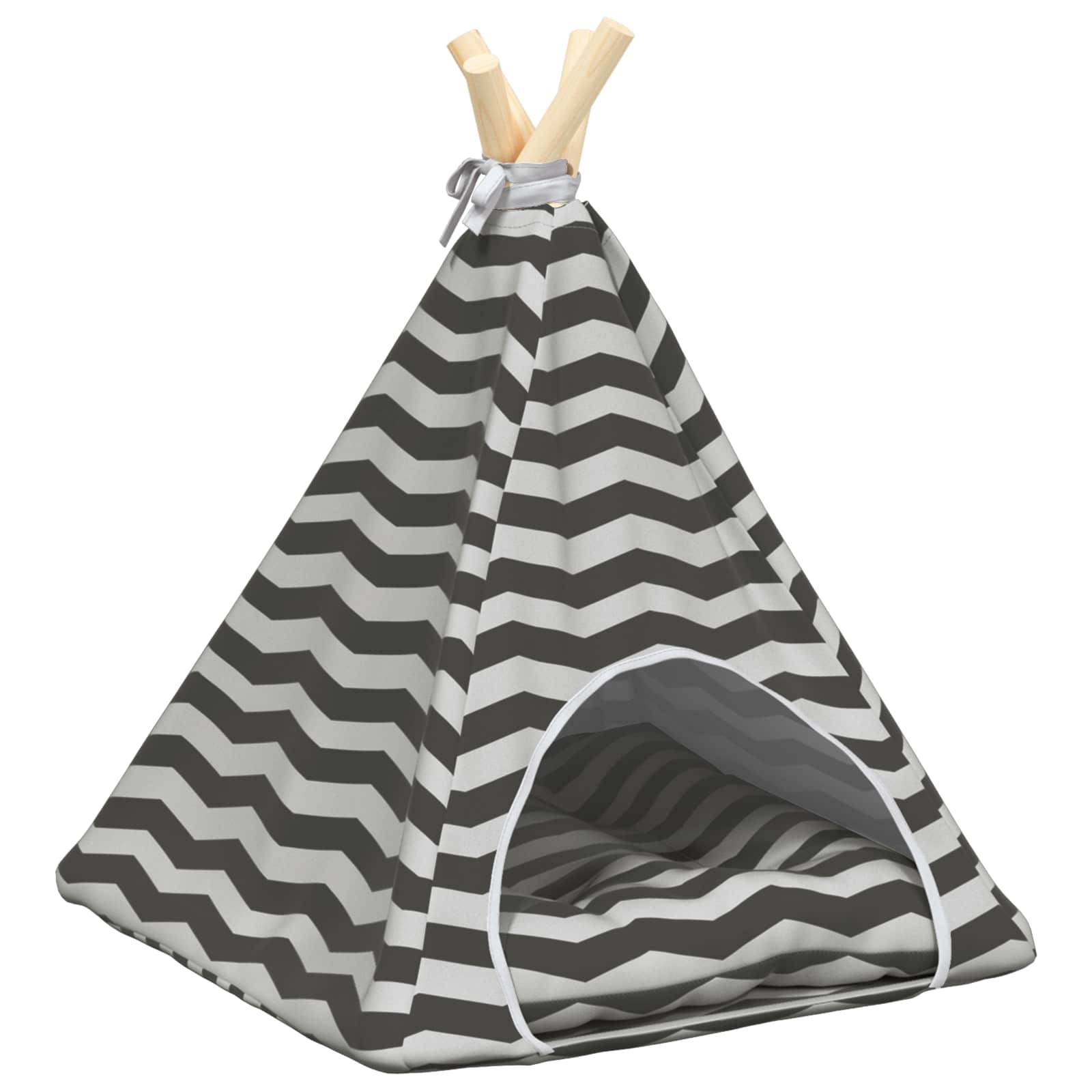 Vidaxl - Teepee pour animaux de compagnie avec coussin 40 x 40 x 50 cm vidaXL 42020255 - Image 2