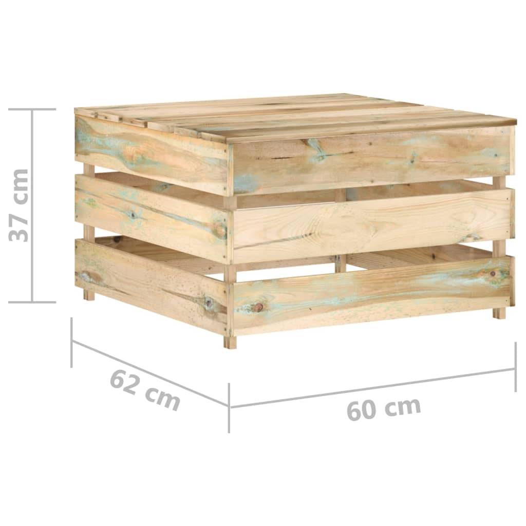 Maison Chic - 2 pcs Salon de jardin palette - Mobilier d'extérieur Bois de pin imprégné - Image 8