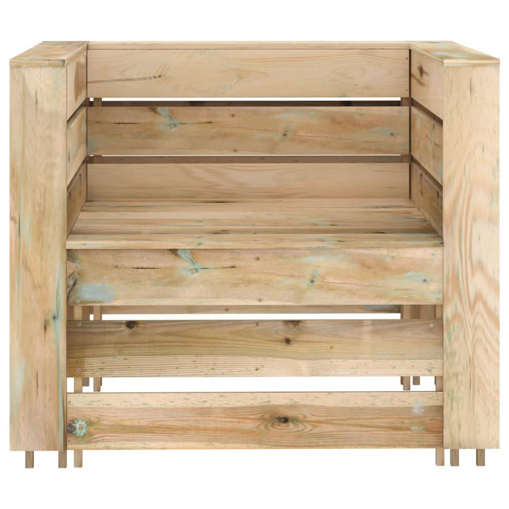 Maison Chic - 2 pcs Salon de jardin palette - Mobilier d'extérieur Bois de pin imprégné - Image 3