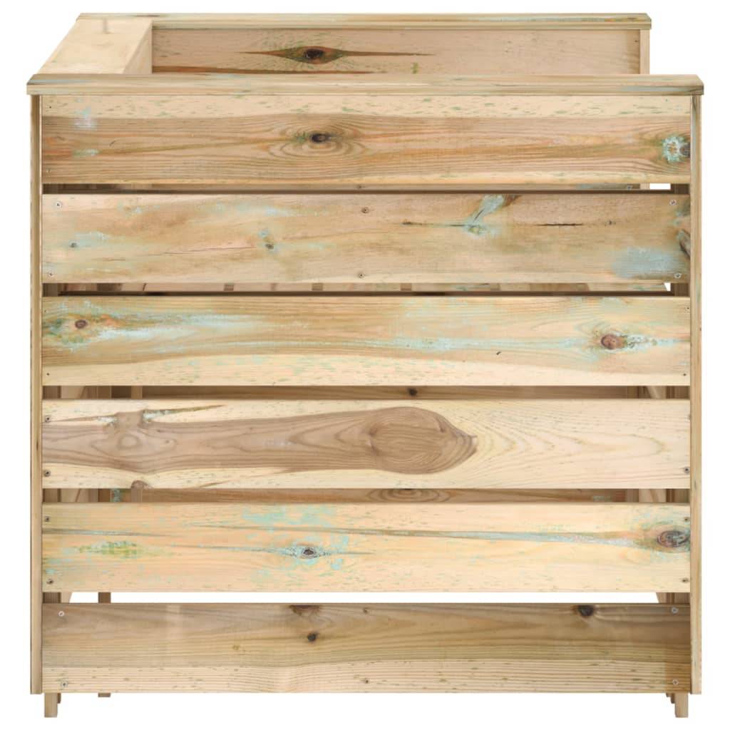 Maison Chic - 2 pcs Salon de jardin palette - Mobilier d'extérieur Bois de pin imprégné - Image 5