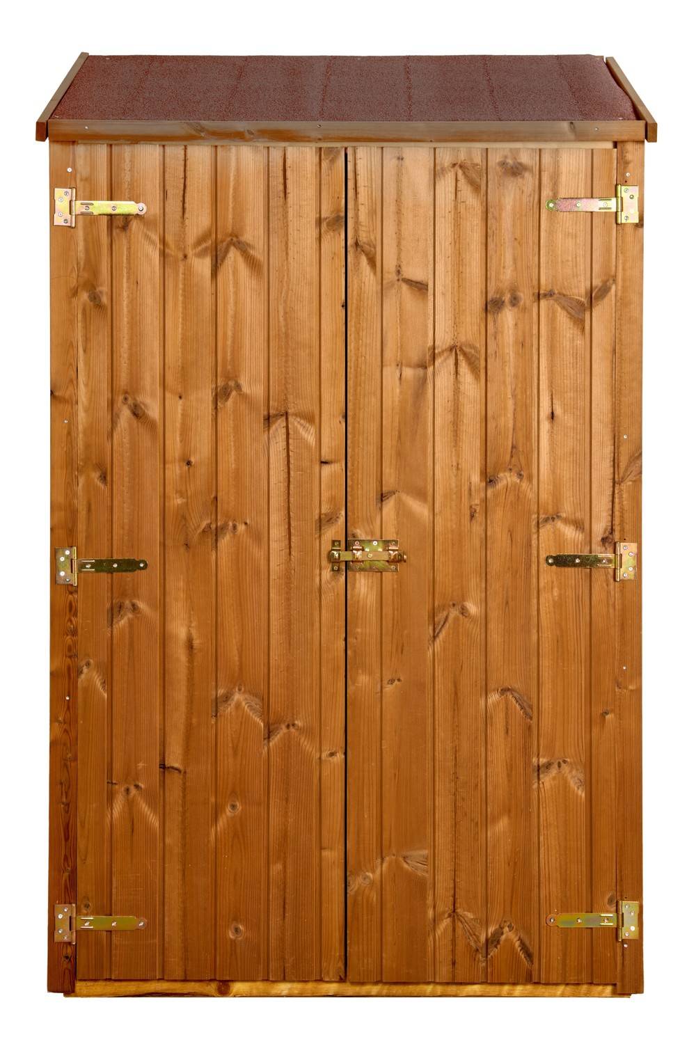Habrita - Abri mural multiusages en bois massif traité - S.u. 0,65 m² - panneaux 19 mm Habrita - Image 1