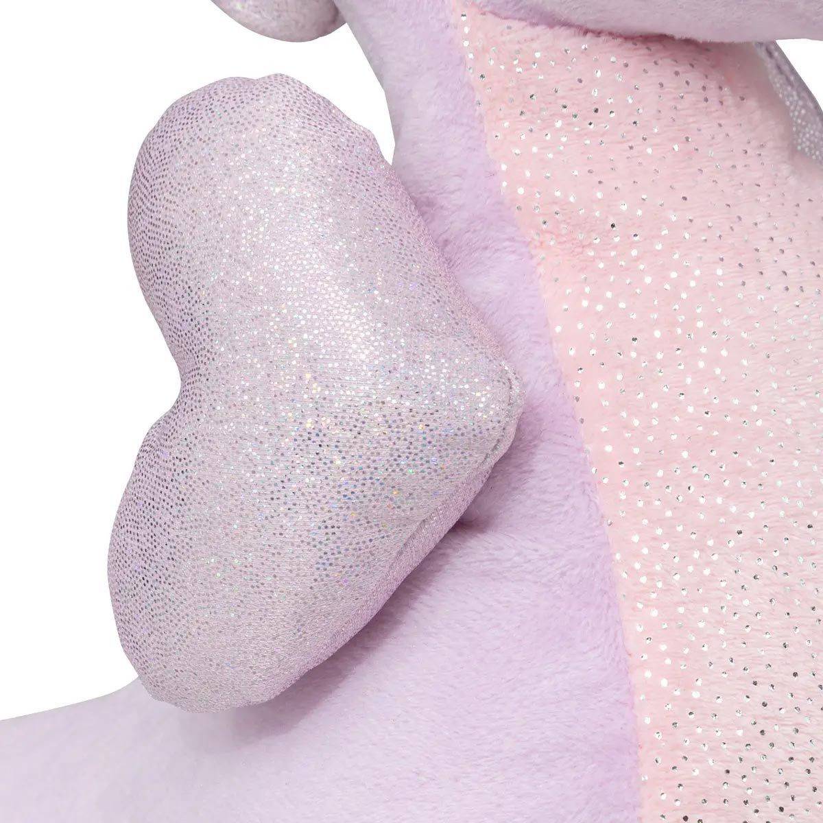 Peluche Enfant Hippocampe "Naia" 35cm Rose - Image 2