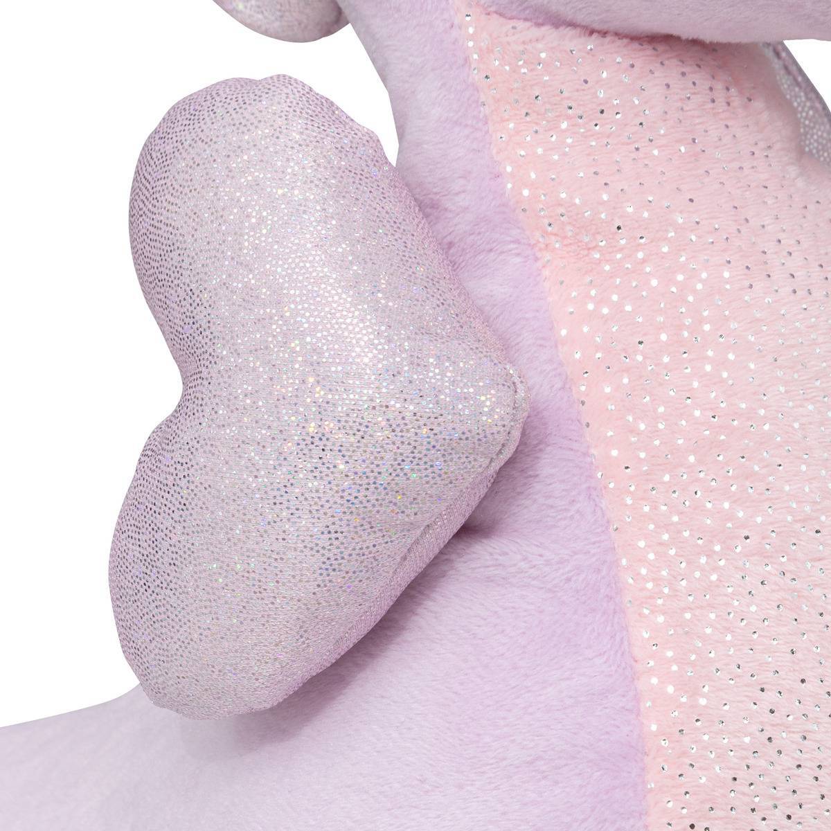 Atmosphera - Peluche hippocampe "Naia" H35cm rose - Atmosphera Créateur d'intérieur - Image 2