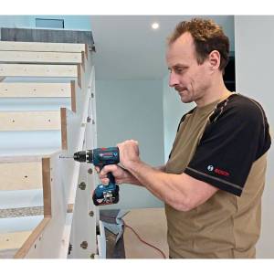 Bosch - Perceuse visseuse GSR 18V-28 - BOSCH - avec 2 batteries 18V 3.0 Ah - chargeur - L-Boxx - 0615990L7K - Image 4