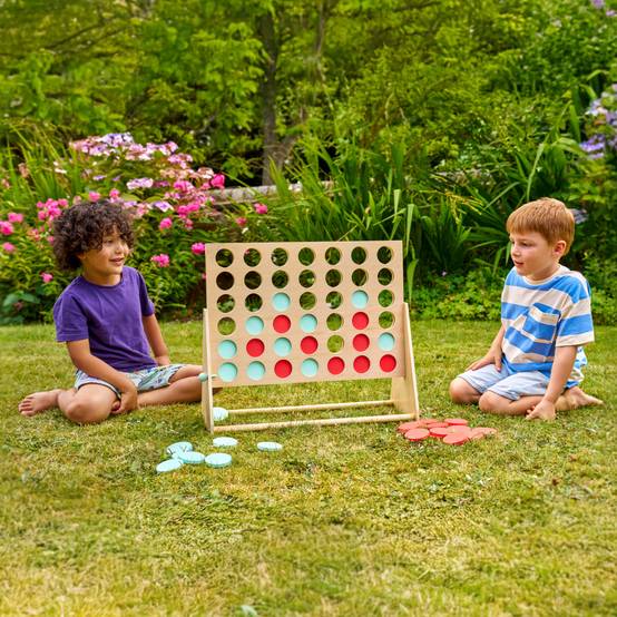 Puissance 4 géant en bois FSC® - Image 1