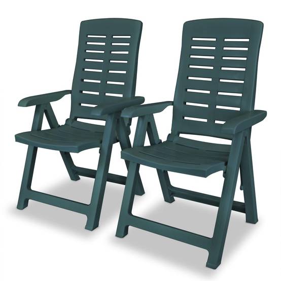 Ensemble 3 pcs de bistro - Salon De Jardin - Mobilier extérieur Plastique Vert MI681 - Image 4