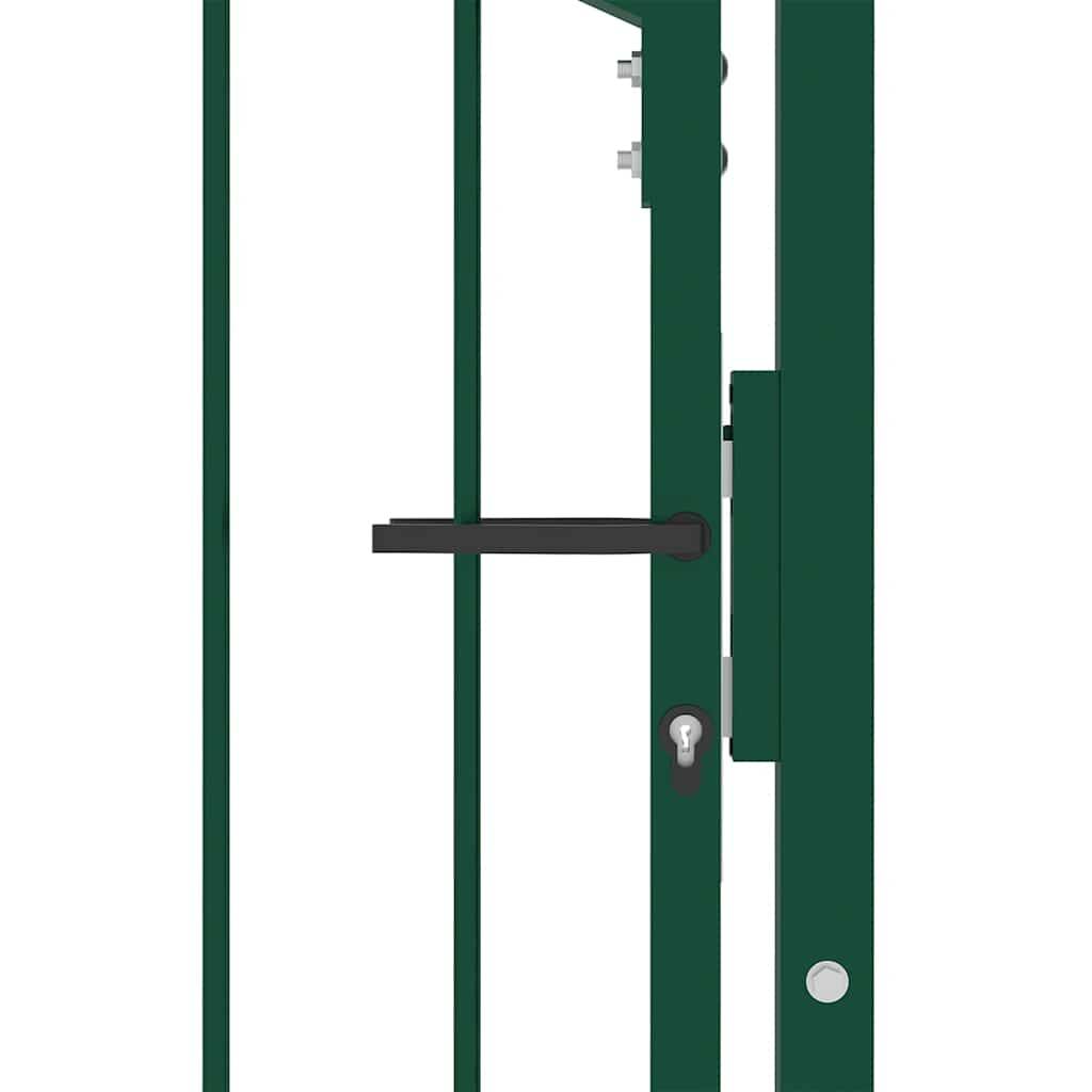 ComfortXL - Portillon d'Entrée en Acier avec Pointes de Sécurité pour Clôture Verte 100x150 cm – ComfortXL Outdoor Living - Image 4