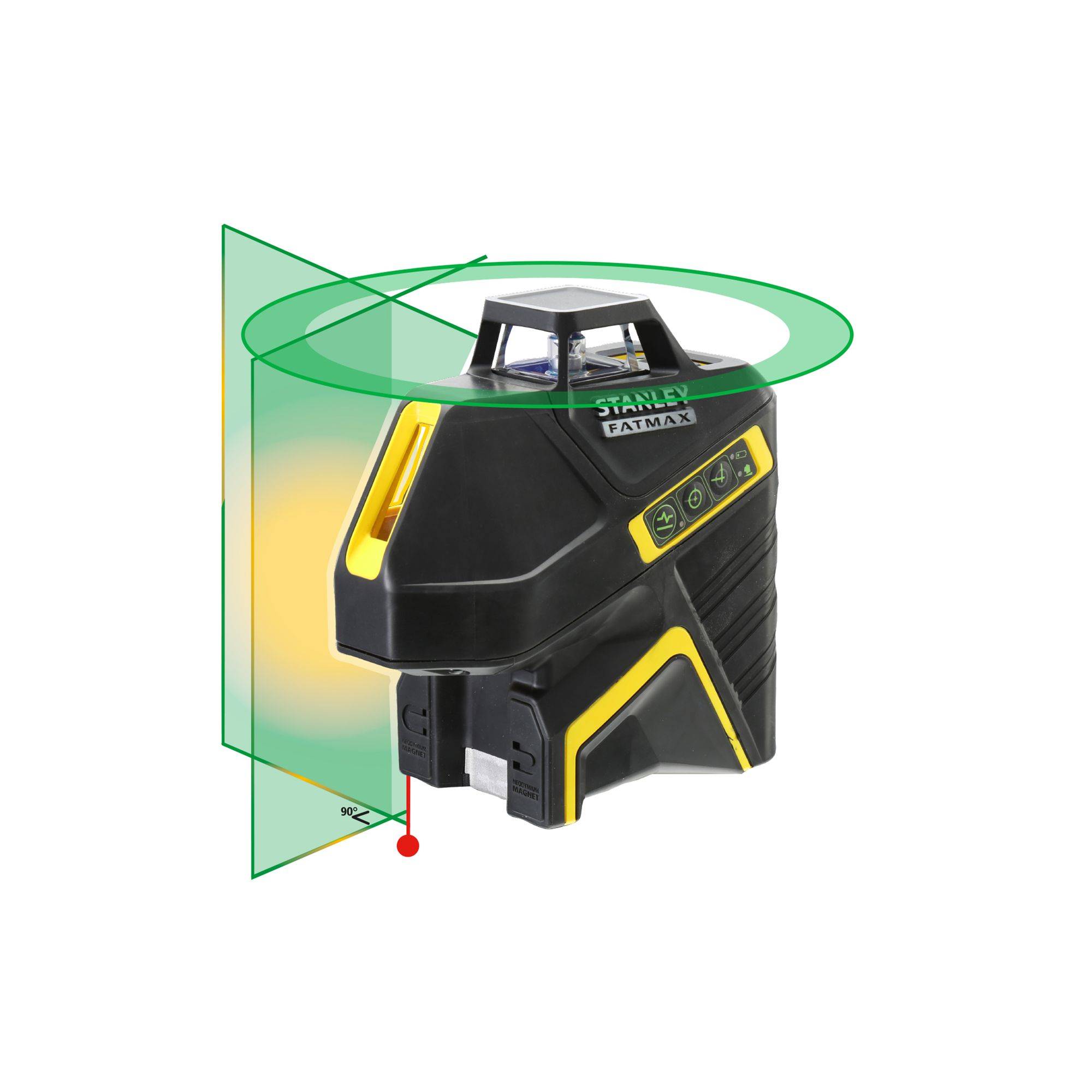 stanley - Niveau Multilignes SLG-2V (Li-Ion) Laser Vert Gamme Fatmax - Portée 30m / 50m IP54 STANLEY FMHT77617-1 - Image 2