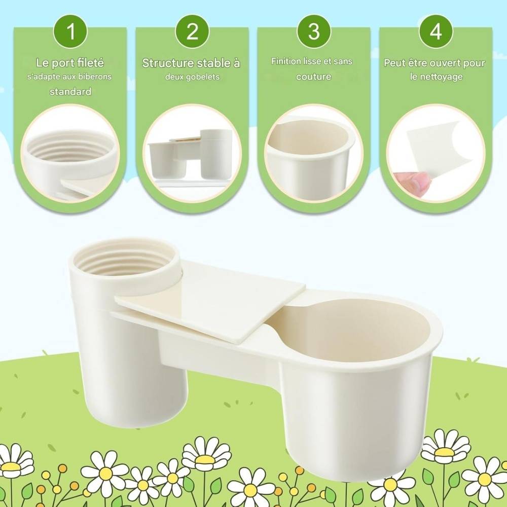 Set de 20 distributeurs d'eau pour oiseaux - Lytech - Image 2